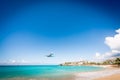 Approching plane at SXM