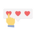 Approv flat inside vector icon which can easily modify or edit