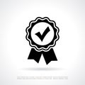 Approval quality certificate icon