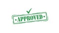 Approval stamp verified Royalty Free Stock Photo