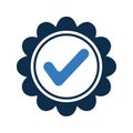 Approved, checkedmark, granted Icon Royalty Free Stock Photo
