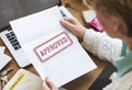 Approved Agreement Authorized Stamp Mark Concept Royalty Free Stock Photo