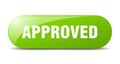 approved button. approved sign. key. push button. Royalty Free Stock Photo