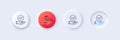 Approved checkbox line icon. Accepted sign. Line icons. Vector