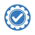 Approved, checkedmark, granted Icon Royalty Free Stock Photo