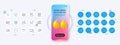 Approved checklist, Photo cloud and Scroll down line icons. For web app, printing Vector