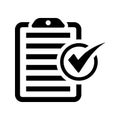 Approved, checkmark, loan contract icon