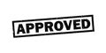 Approved Grunge Stamp Seal, Vector Symbol