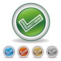 approved icon Royalty Free Stock Photo