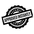 Approved Instantly rubber stamp