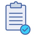 Approved list Isolated Vector icon which can easily modify or edit