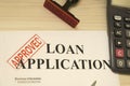 approved loan application