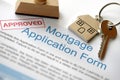 Approved mortgage application