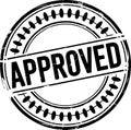 APPROVED Rubber Stamps seal Royalty Free Stock Photo