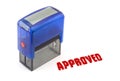 Approved stamp Royalty Free Stock Photo