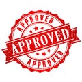 Approved vector stamp
