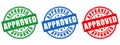 Approved stamp Royalty Free Stock Photo