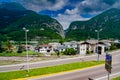 The town of Longarone, Italy which was devasted by a landslide/dam collapse in 1963