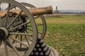 Cannon and Round Shot on Gettysburg Battlefield Royalty Free Stock Photo