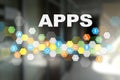 Apps development concept. Business and internet technology concept.