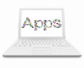 Apps Word on White Laptop Computer