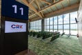 CLARK, PHILIPPINES - Apr 30,2022 Passenger Terminal at Clark New International Airport, an international gateway to the Philippine