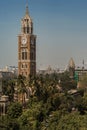 Rajabai tower from Watson Hotel now esplanade court or mansion Mumbai