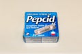 Apr 27, 2020 Sunnyvale / CA / USA - Two Pepcid pills placed on an opened box; Pepcid is one of the brand name under which