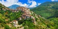 Apricale village .Liguria, Italy