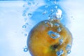 Apricot and bubbles Royalty Free Stock Photo