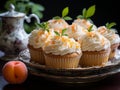 Apricot Cupcakes Golden Glow