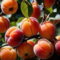 Apricot fresh raw organic fruit