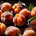 Apricot fresh raw organic fruit