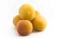 Apricot fruit heap