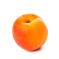 Apricot isolated on white Royalty Free Stock Photo