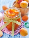 Apricot jam Royalty Free Stock Photo