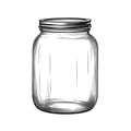 apricot jam jar ai generated