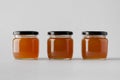 Apricot Jam Jar Mock-Up - Three Jars