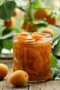 Apricot, peach jam