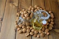 Apricot seed oil Royalty Free Stock Photo