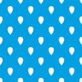 Apricot seed pattern seamless blue