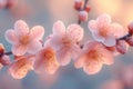 Apricots blossom in spring Royalty Free Stock Photo