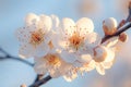 Apricots blossom in spring Royalty Free Stock Photo