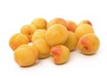 Apricots. Group of ripe apricots