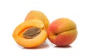 Apricots isolated