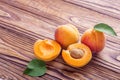 Apricots one of the most healthy fruits, because their composition are present: beta-carotene, choline, vitamins