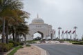 Entrance of Presidential Palace, Qasr al Watan, Abu Dhabi Royalty Free Stock Photo