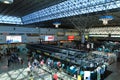 Air check-in counter in Taipei Taoyuan International Airport. 20 April 2011