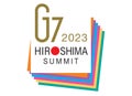 April 19, 2023, Brazil. Illustration the 49th G7 summit. Event will be held from 19 to 21 May 2023 in Hiroshima city, Hiroshima