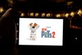 April 26, 2019, Brazil. The Secret Life of Pets 2 logo on the mobile device.